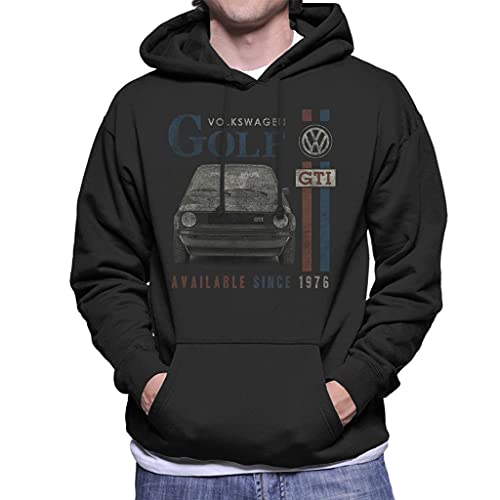 All+Every Volkswagen Golf GTI Available Since 1976 Retro Men's Hooded Sweatshirt von All+Every