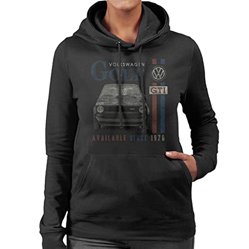 All+Every Volkswagen Golf GTI Available Since 1976 Retro Women's Hooded Sweatshirt von All+Every