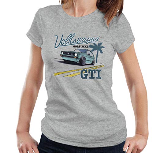 All+Every Volkswagen Golf MK1 GT1 Black Text Women's T-Shirt von All+Every
