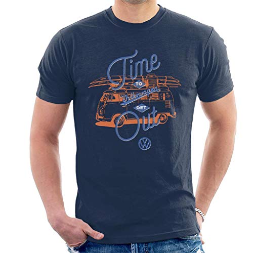 All+Every Volkswagen Time to Get Out T1 Camper Men's T-Shirt von All+Every