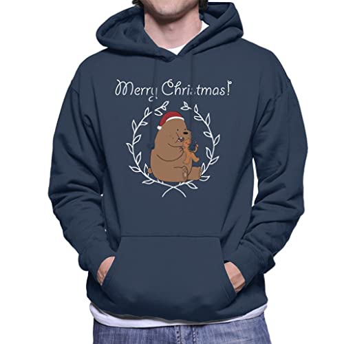 All+Every We Bare Bears Christmas Gingerbread Man Merry Xmas Men's Hooded Sweatshirt von All+Every