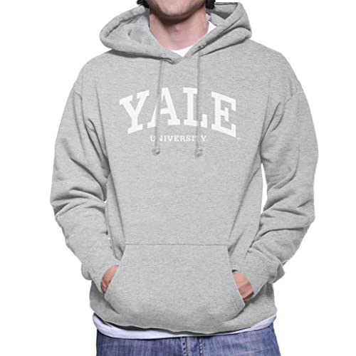 All+Every Yale University White Logo Men's Hooded Sweatshirt von All+Every