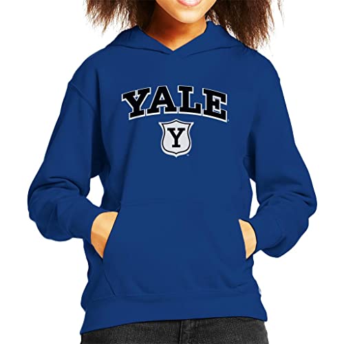 All+Every Yale University Y Shield Outline Kid's Hooded Sweatshirt von All+Every