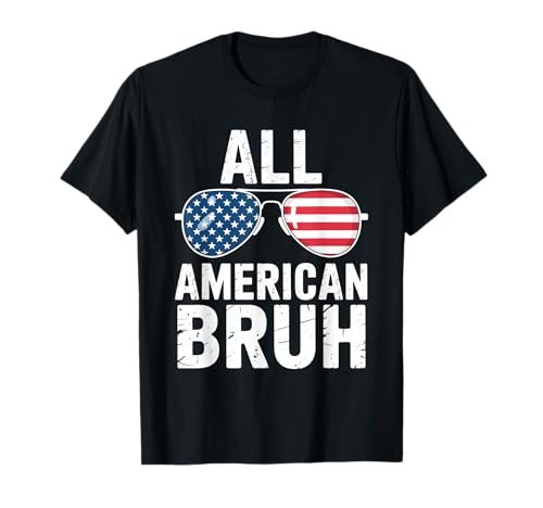 All American Bruh 4. Juli Jungen Teenager Kinder T-Shirt von All American Bruh Vibes