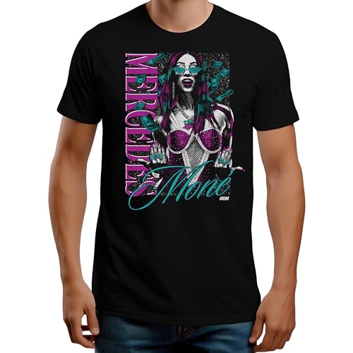 AEW Mercedes Mone - Meteora (Amazon Exclusive) T-Shirt, Schwarz, L von All Elite Wrestling