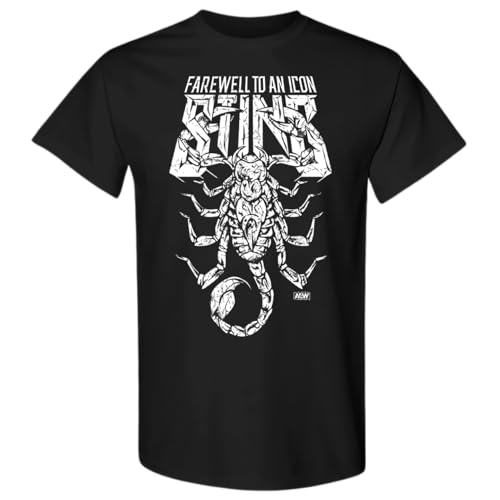 AEW Sting - Abschied von einem Icon T-Shirt, Schwarz, Klein AEW Sting - Abschied von einem Icon T-Shirt, Schwarz, Klein von All Elite Wrestling