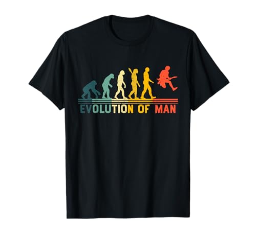 Vintage Guitarist Gitarre Funny Evolution Man T-Shirt von All Guitarist Guitar Vintage