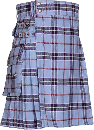 All Kilts Sports Tartan-Utility-Kilt für aktive Männer (World Peace, 50'') von All Kilts Sports