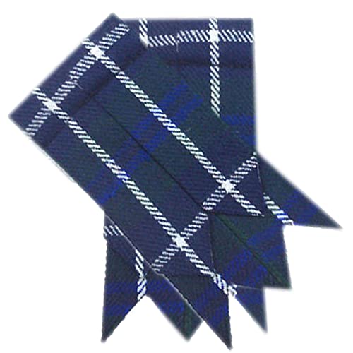 Schottische Kilts Sockenblitze Verschiedene Tartans/Highland Kilt Schlauchblitze - Scottish Kilt Flashes (Blue Douglas) von All Kilts Sports