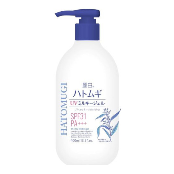 KUMANO COSME - Reihaku Hatomugi UV Care & Moisturizing The UV Milky Gel SPF31 PA+++ - 400ml von KUMANO COSME