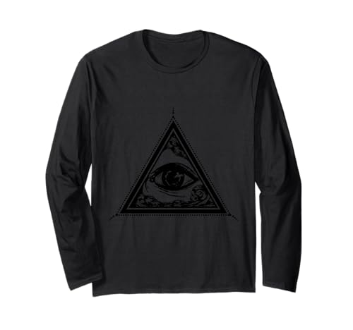 All Seeing Eye - Stay Weird Cyclops Gothic Girl, Evil Eye Langarmshirt von All Seeing Eye Designs
