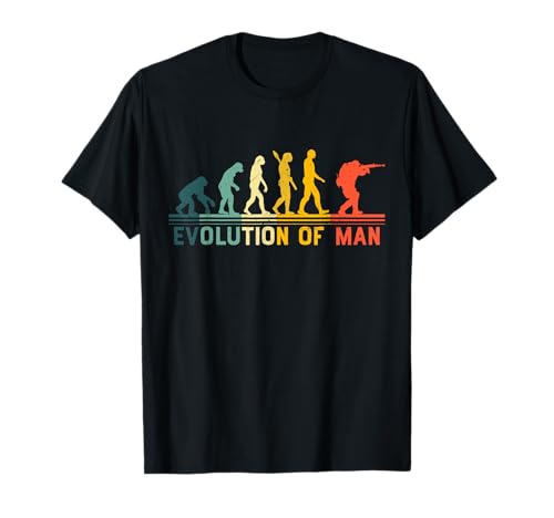 Vintage Soldat Army Funny Evolution Man T-Shirt Vintage Soldat Army Funny Evolution Man T-Shirt von All Soldier Army Vintage