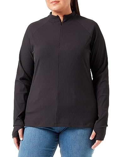 All Terrain Gear by Wrangler Damen Layering Knit Shirt, Jet Black, M EU von All Terrain Gear by Wrangler