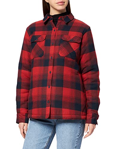 All Terrain Gear by Wrangler Womens Thermal Lined Flanne Shirt, RED Ochre, XL von All Terrain Gear by Wrangler