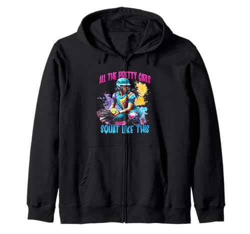 Lustiger Softball-Fänger, wie alle hübschen Mädchen in die Hocke gehen Kapuzenjacke Lustiger Softball-Fänger, wie alle hübschen Mädchen in die Hocke gehen Kapuzenjacke von All The Pretty Girls Squat Like-This Softball