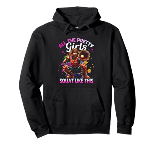 Lustiger Softball-Fänger, wie alle hübschen Mädchen in die Hocke gehen Pullover Hoodie Lustiger Softball-Fänger, wie alle hübschen Mädchen in die Hocke gehen Pullover Hoodie von All The Pretty Girls Squat Like-This Softball