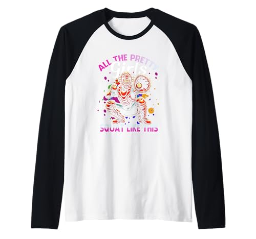 Lustiger Softball-Fänger, wie alle hübschen Mädchen in die Hocke gehen Raglan Lustiger Softball-Fänger, wie alle hübschen Mädchen in die Hocke gehen Raglan von All The Pretty Girls Squat Like-This Softball
