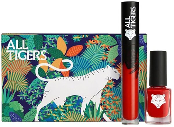 Aktion - All Tigers Gift Set Lipstick 888 + Nail Lacquer 298 von All Tigers