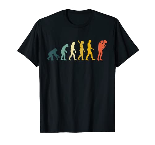 Lustiger Tuba-Spieler Evolution Man Vintage T-Shirt Lustiger Tuba-Spieler Evolution Man Vintage T-Shirt von All Tuba Player Retro