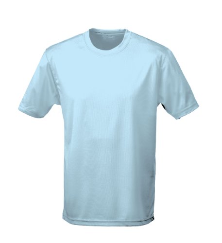 Just Cool - Atmungsaktives und schweißhemmendes T-Shirt, Sky Blue, XS von All We Do Is