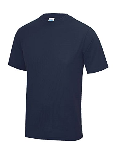 Just Cool - Atmungsaktives und schweißhemmendes T-Shirt, Oxford Navy, XL von All We Do Is