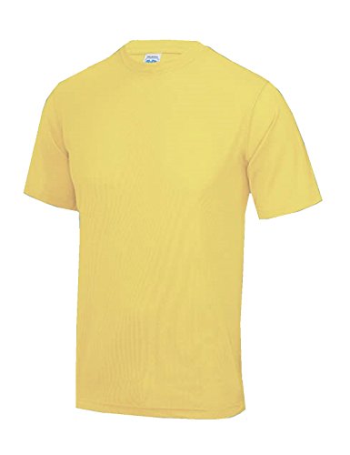Just Cool - Atmungsaktives und schweißhemmendes T-Shirt, Sherbet Lemon, Large von All We Do Is