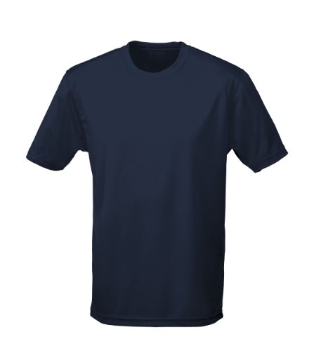 Just Cool - Atmungsaktives und schweißhemmendes T-Shirt, Marineblau, L von All We Do Is