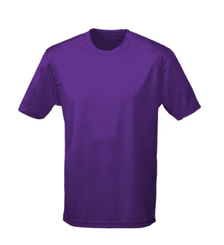 Just Cool - Atmungsaktives und schweißhemmendes T-Shirt, violett, XXL von All We Do Is