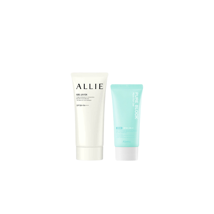 A'PIEU - Pure Block Aqua Sun Gel SPF50+ PA+++ X Kanebo - Allie Gel von All-in-one Sets