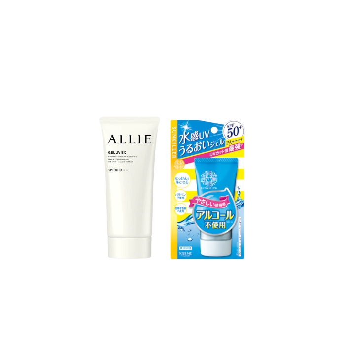 ISEHAN - Kiss Me Sunkiller Perfect Water Essence SPF50+ PA++++ - 50g X Kanebo - Allie Gel UV EX SPF50+ PA++++ - 90g (New... von All-in-one Sets