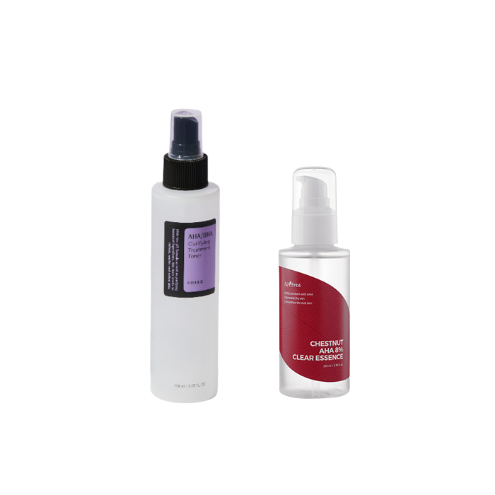 Isntree X COSRX AHA BHA PHA Set von All-in-one Sets