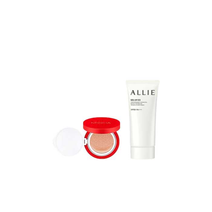 Kanebo - Allie Gel UV EX SPF50+ PA++++ - 90g (New Version of ALLIE - Extra UV Gel SPF50+ PA++++ - 90g) X MISSHA - Velvet... von All-in-one Sets