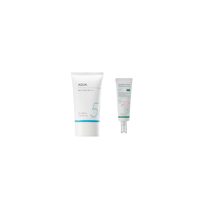 MISSHA All-Around Safe Block Aqua Sun SPF50+ PA++++ (New version of All-Around Safe Block Aqua Sun Gel ) - 50ml X AXIS-Y -... von All-in-one Sets