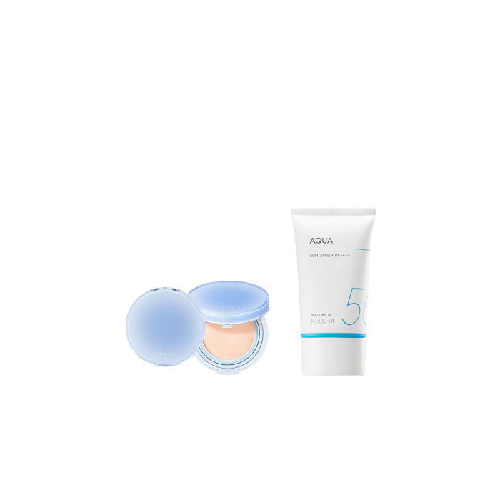 MISSHA - All-Around Safe Block Aqua Sun SPF50+ PA++++ (New version of All-Around Safe Block Aqua Sun Gel ) - 50ml X Romand -... von All-in-one Sets