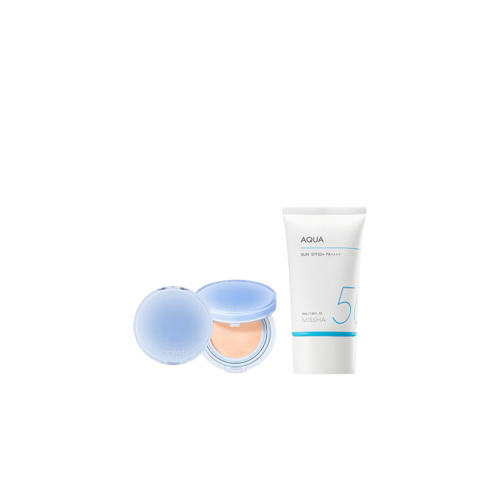 MISSHA - All-Around Safe Block Aqua Sun SPF50+ PA++++ (New version of All-Around Safe Block Aqua Sun Gel ) - 50ml X Romand -... von All-in-one Sets