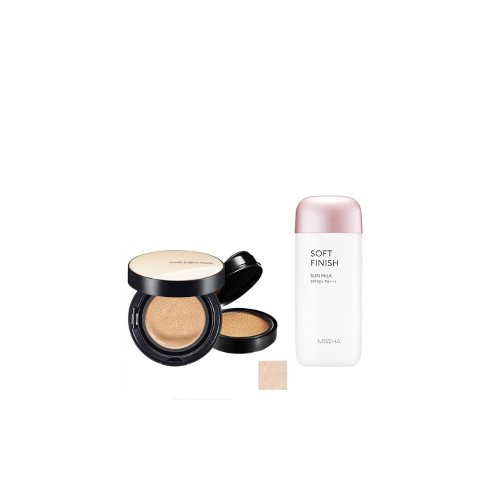 MISSHA - All-Around Safe Block Soft Finish Sun Milk SPF50+ PA+++ - 70ml X Jung Saem Mool - Essential Skin Nuder Cushion -... MISSHA - All-Around Safe Block Soft Finish Sun Milk SPF50+ PA+++ - 70ml X Jung Saem Mool - Essential Skin Nuder Cushion -... von All-in-one Sets