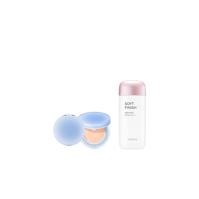 MISSHA - All-Around Safe Block Soft Finish Sun Milk SPF50+ PA+++ - von All-in-one Sets