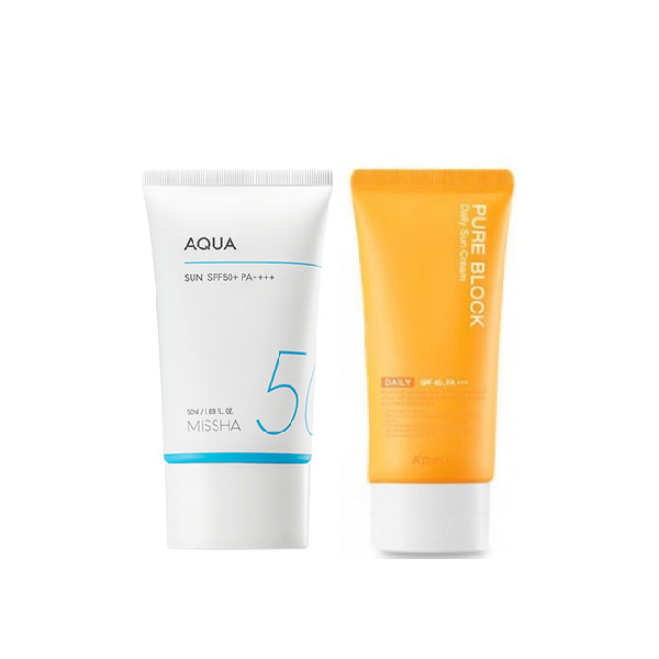 Missha Aqua Sun X A'pieu Hero Sunscreen Set A von All-in-one Sets