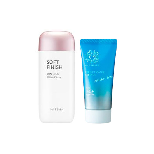 Missha Soft Finish Sun Milk X Isehan Hero Sunscreen Set B von All-in-one Sets