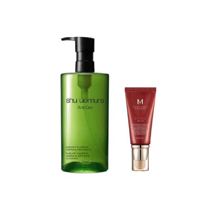 Missha X Shu Uemura M Perfect Cover BB Cream #21 Light Beige X Shu Uemura - Anti/Oxi+ Pollutant & Dullness Clarifying... von All-in-one Sets