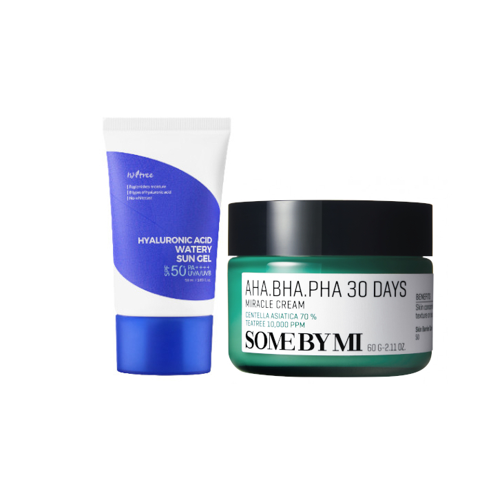 SOME BY MI X Isntree AHA BHA PHA Set von All-in-one Sets