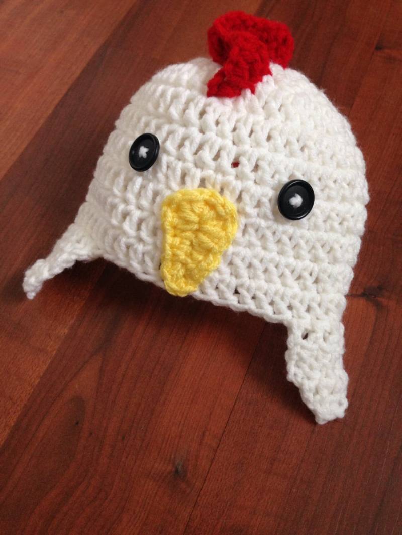 Gehäkelte Huhn Mütze Und Windel Cover Für Babys Fotorequisite Oder Baby Shower Geschenk von AllAgeCrochets