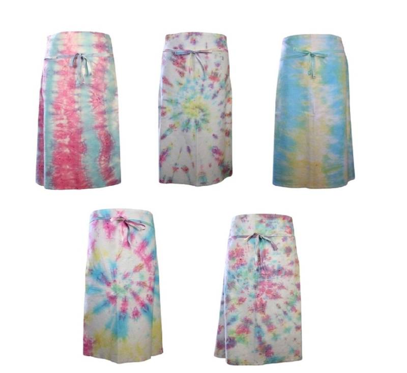Tie Dye Fun Bunte Craft Halbe Taille Schürzen von AllClassicGifts