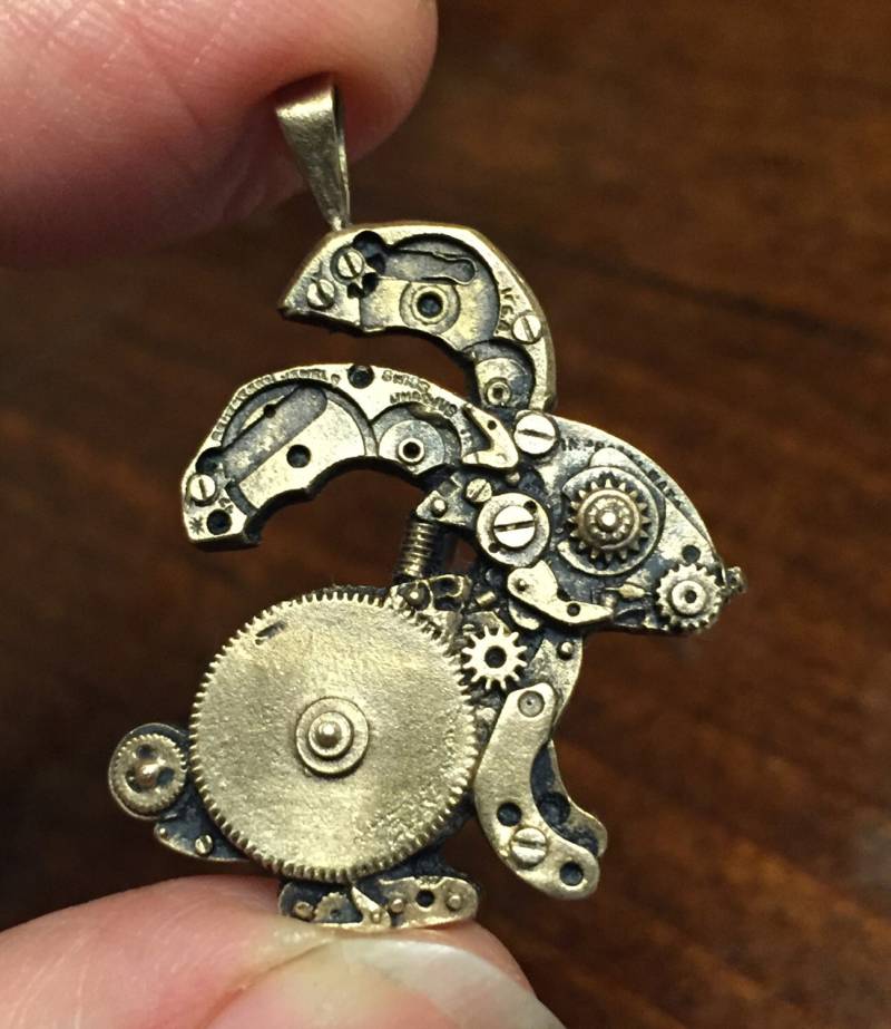 Bronze-steampunk-Häschen von AllNaturalArts