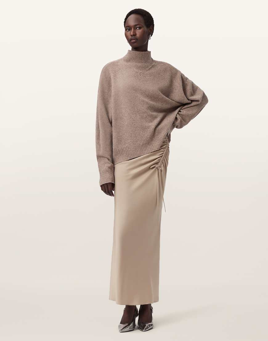 AllSaints - Alexia - Rock in Taupe-Grau von AllSaints