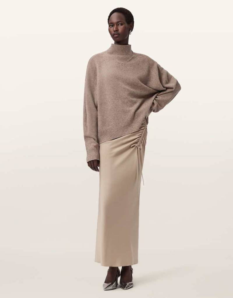 AllSaints - Alexia - Rock in Taupe-Grau von AllSaints