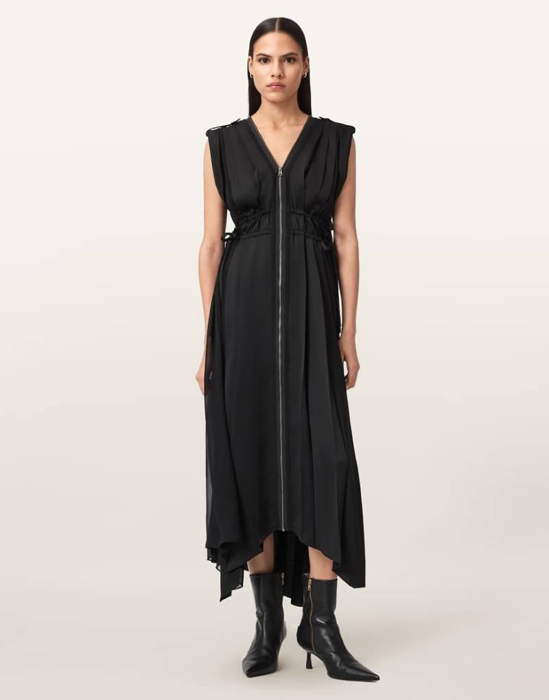 AllSaints - Amala - Kleid in Schwarz von AllSaints
