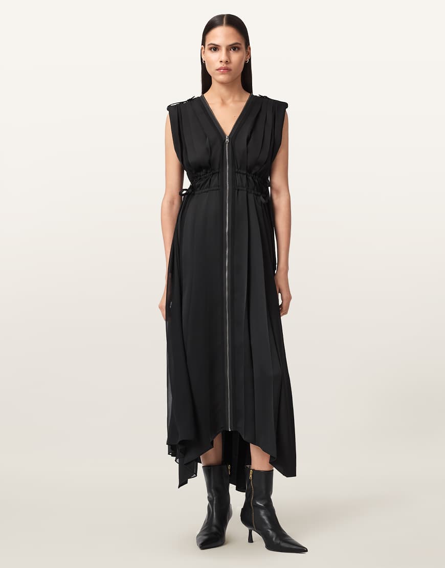 AllSaints - Amala - Kleid in Schwarz von AllSaints
