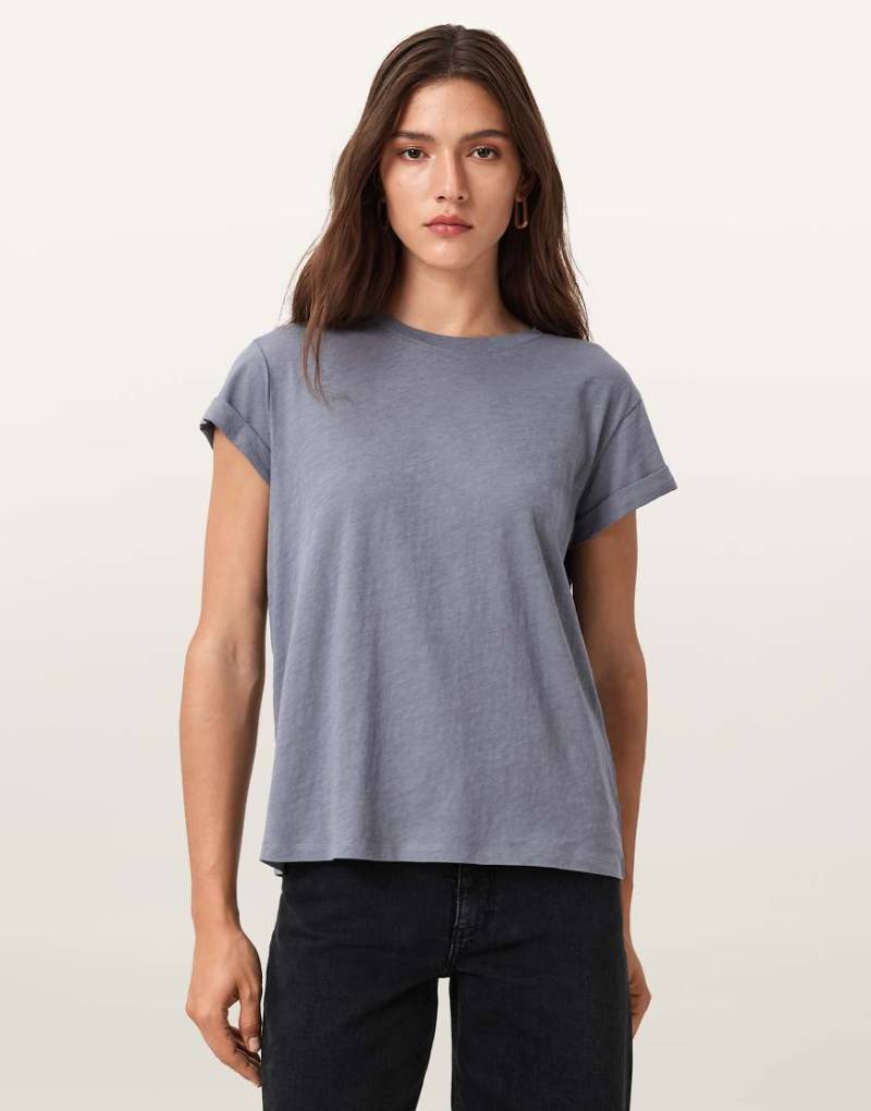 AllSaints - Anna - T-Shirt in Flieder-Grau von AllSaints
