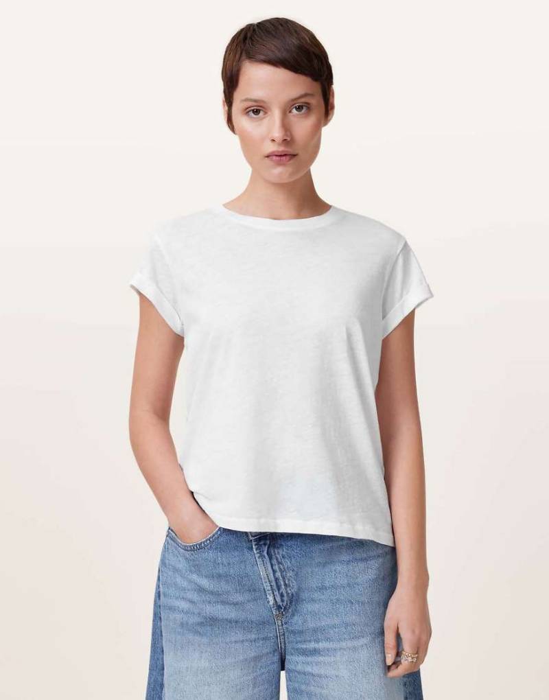 AllSaints - Anna - T-Shirt in Kreideweiß von AllSaints